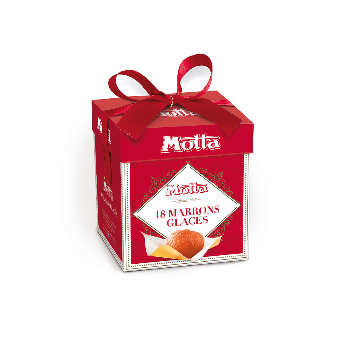 Panettone aux Marrons Glacés - Coffret Cadeau de Noel