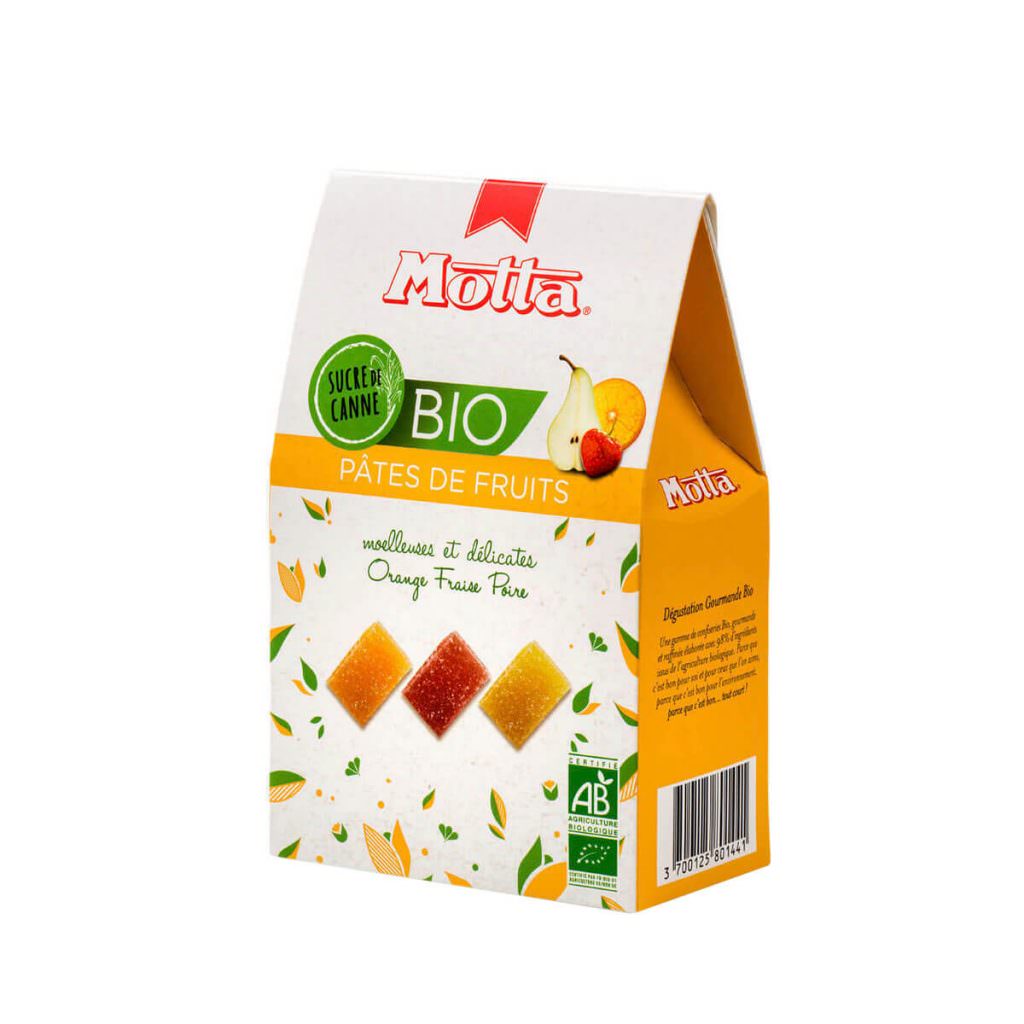 Pâtes de fruits Bio Des pâtes de fruits moelleuses et bio