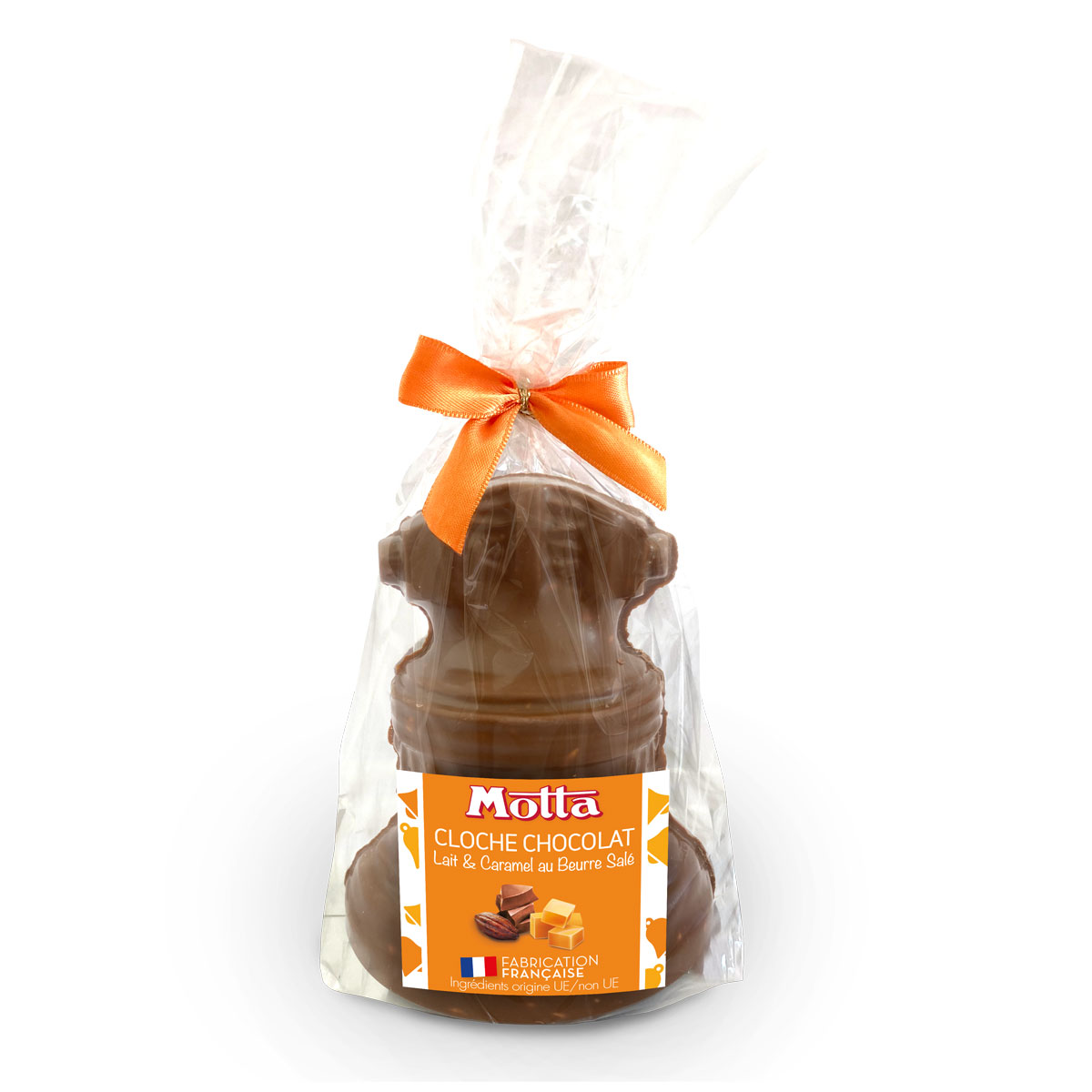 Cloche chocolat au lait et caramel au beurre salé - Gourmandises Motta