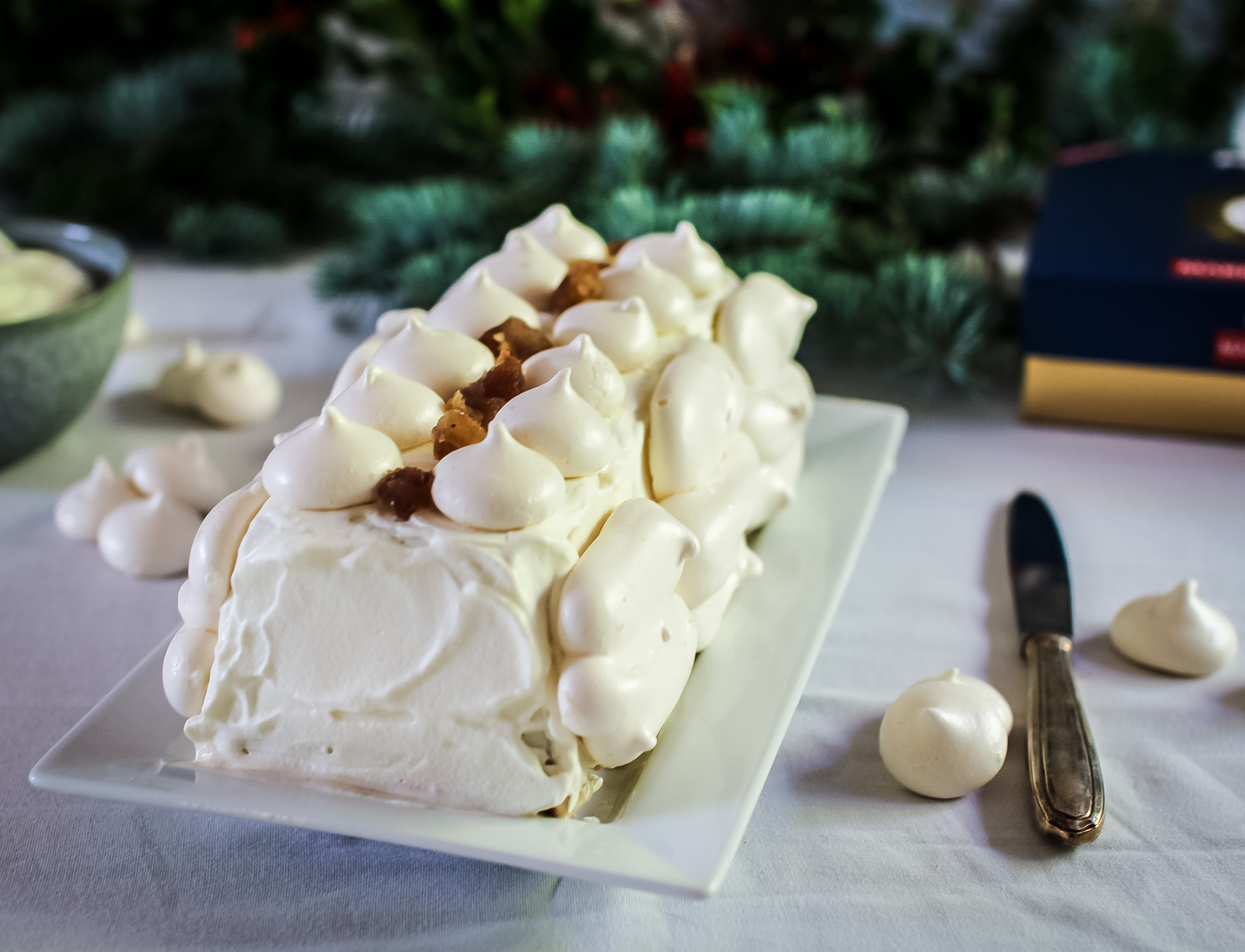 La Bûche de Noël : Marron et chocolat blanc avec SMEG