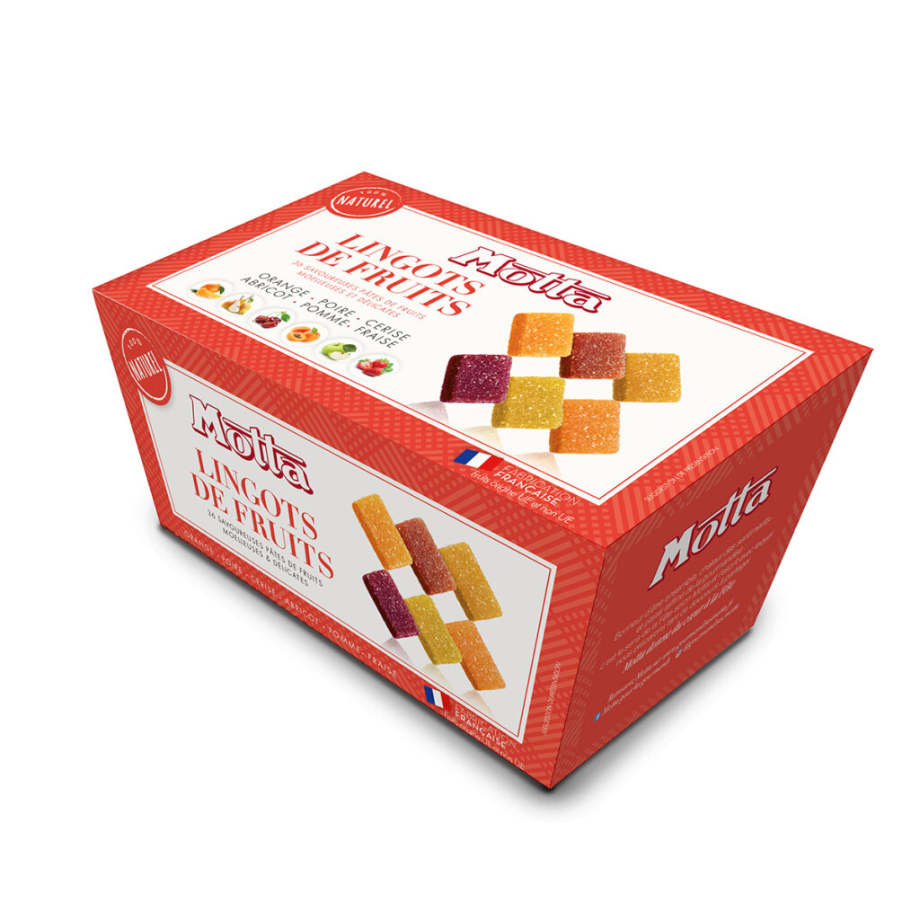 Pâtes de fruits Motta Motta, des pâtes de fruits pour petits et grands